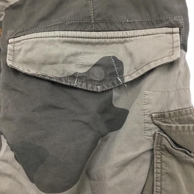 ジースターロゥ G-STAR RAW パンツ ワークパンツ、ペインターパンツ ワークパンツ ワイドパンツ カジュアルパンツ 迷彩 31インチ プリント マルチカラー / マルチカラー /  メンズ USED 古着 中古 10118698