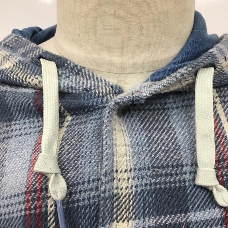 ディセンダント DESCENDANT シャツ、ブラウス 長袖 長袖シャツ チェックシャツ フード付き 1 チェック マルチカラー / マルチカラー /  メンズ USED 古着 中古 10127663