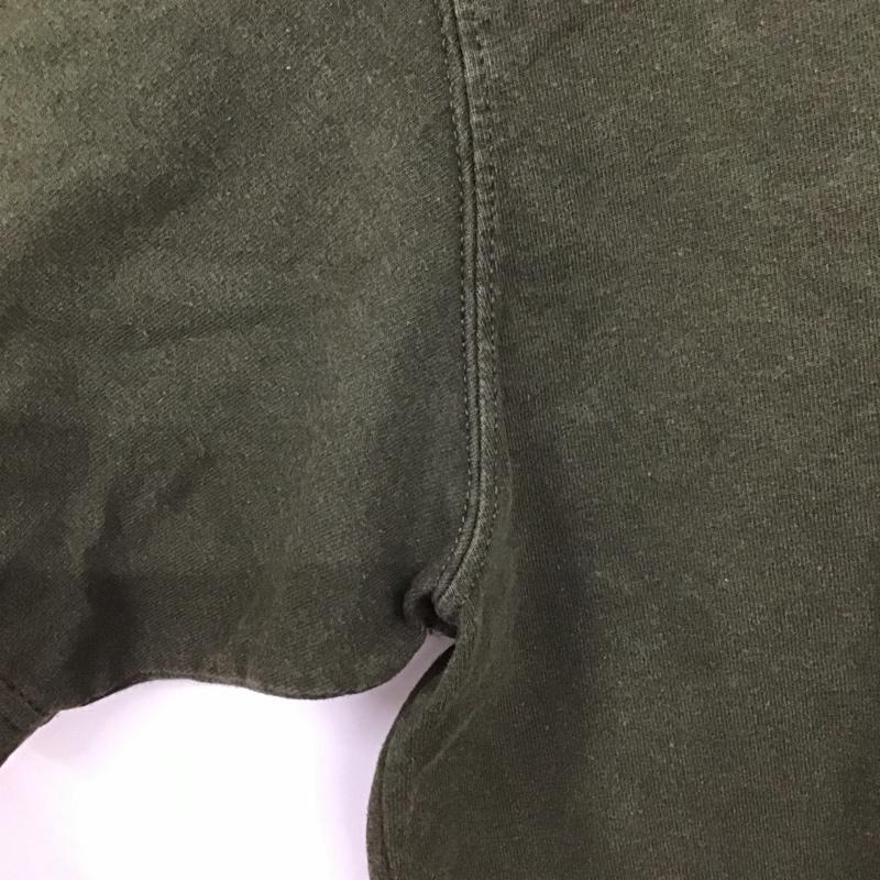 カーハート Carhartt Tシャツ 半袖 半袖カットソー プリントTシャツ クルーネックカットソー L 無地 カーキ / カーキ /  メンズ USED 古着 中古 10128662