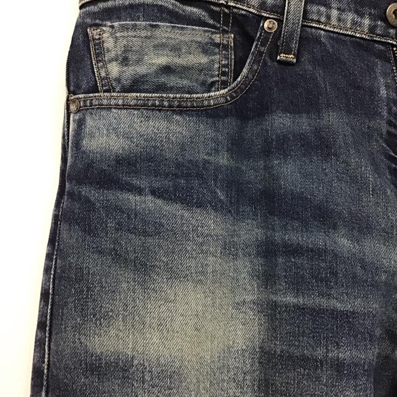 リーバイストラウスアンドコー Levi Strauss & co. パンツ デニム、ジーンズ デニムパンツ ワイドパンツ カジュアルパンツ ストレッチパンツ 34インチ 無地 インディゴ / インディゴ /  メンズ USED 古着 中古 10148288