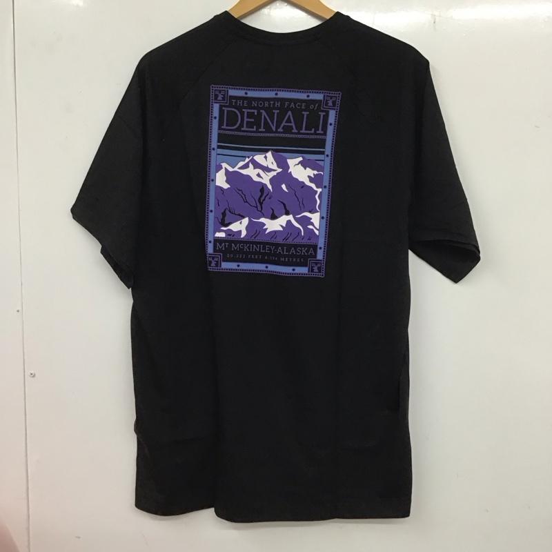 ザノースフェイス THE NORTH FACE Tシャツ 半袖 NF0A87NUJK31 Clothing T-Shirts L プリント X ロゴ、文字 黒 / ブラック /  メンズ USED 古着 中古 10132497
