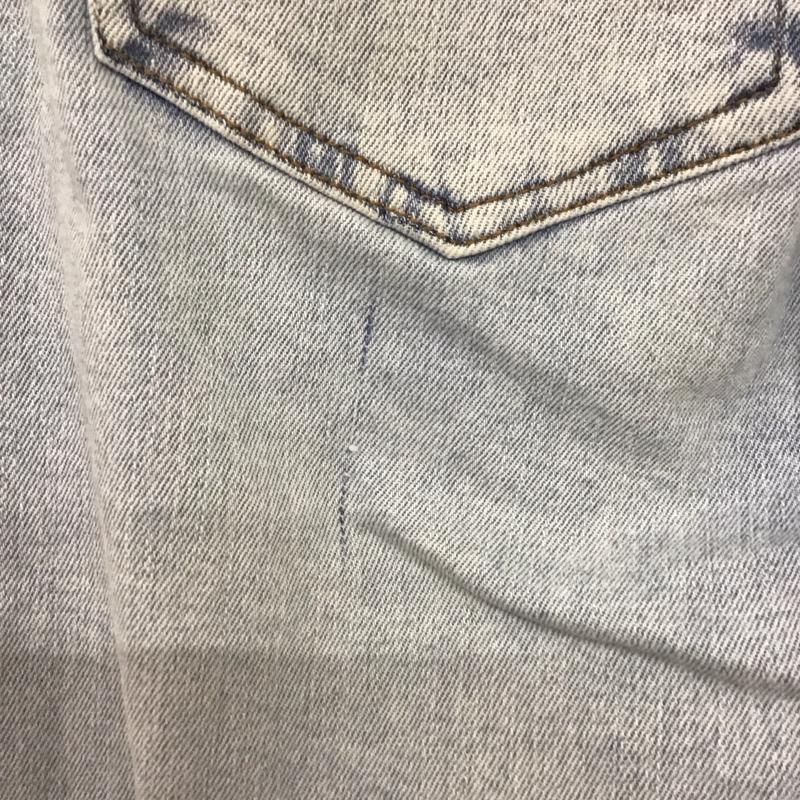 ザラ ZARA パンツ デニム、ジーンズ デニムパンツ スリムパンツ カジュアルパンツ ストレッチパンツ 42インチ 無地 水色 / ライトブルー /  メンズ USED 古着 中古 10148568