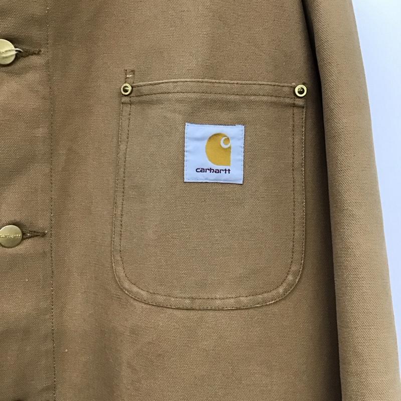 カーハート Carhartt ジャケット、上着 ジャケット、ブレザー カバーオール 無地 茶 / ブラウン / X キャメル / キャメル /  メンズ USED 古着 中古 10142172