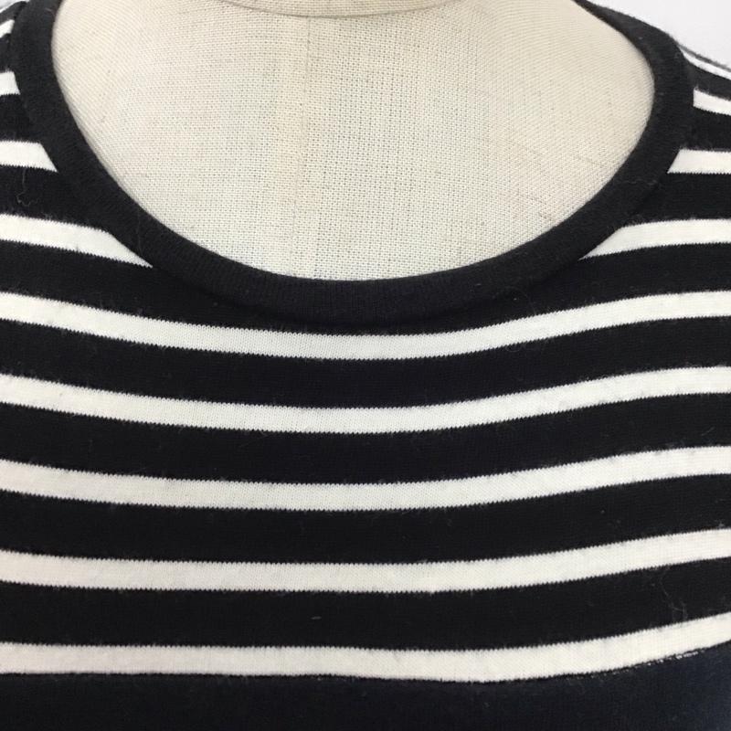 ザラ ZARA ワンピース ミニスカート 0085 082 093 半袖 S ボーダー柄 白 / ホワイト / X 黒 / ブラック / X 紺 / ネイビー /  レディース USED 古着 中古 10122899