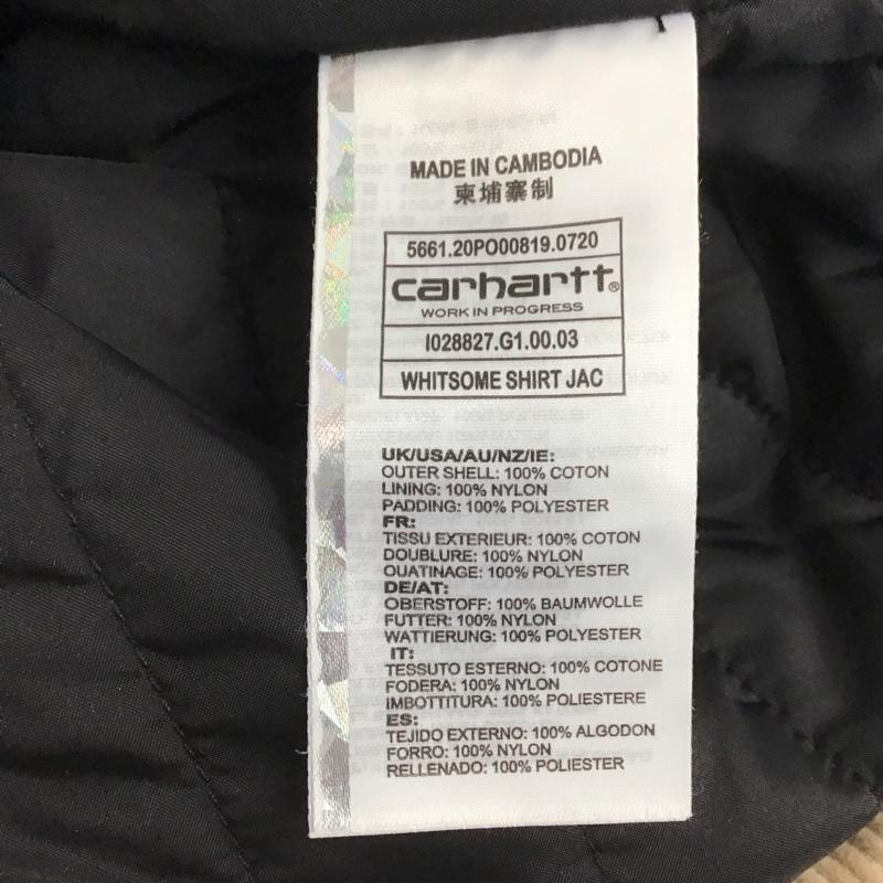 カーハート Carhartt ジャケット、上着 ジャンパー、ブルゾン カジュアルジャケット アウター カラージャケット コーデュロイジャケット S ロゴ、文字 ベージュ / ベージュ /  メンズ USED 古着 中古 10148361