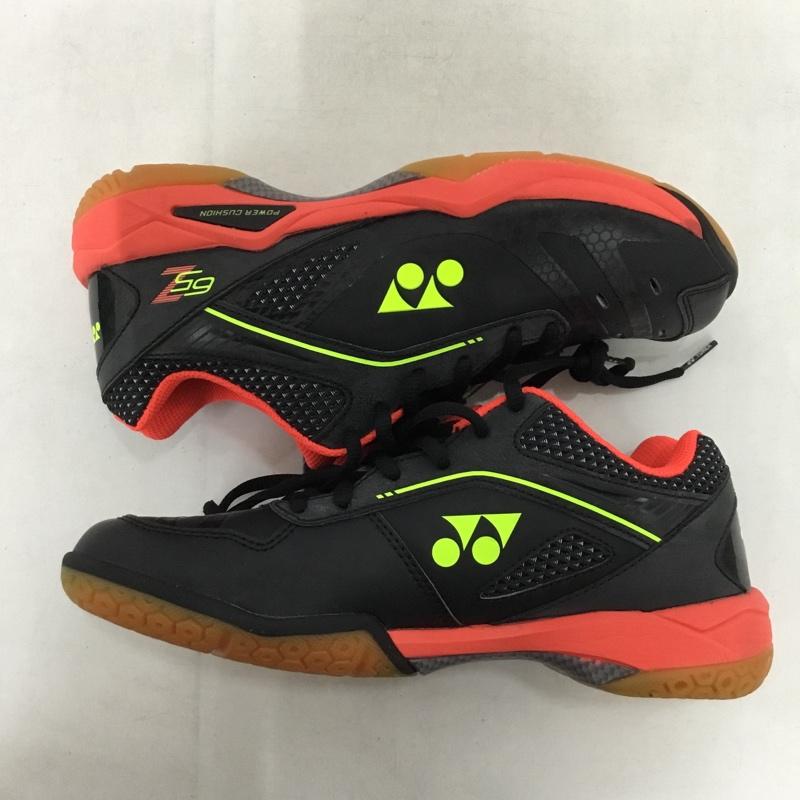ヨネックス YONEX スニーカー スニーカー SHB65Z パワークッション65Z 24cm バドミントンシューズ 箱有 24.0cm ロゴ、文字 黒 / ブラック / X 赤 / レッド / X 黄 / イエロー /  レディース USED 古着 中古 10149910