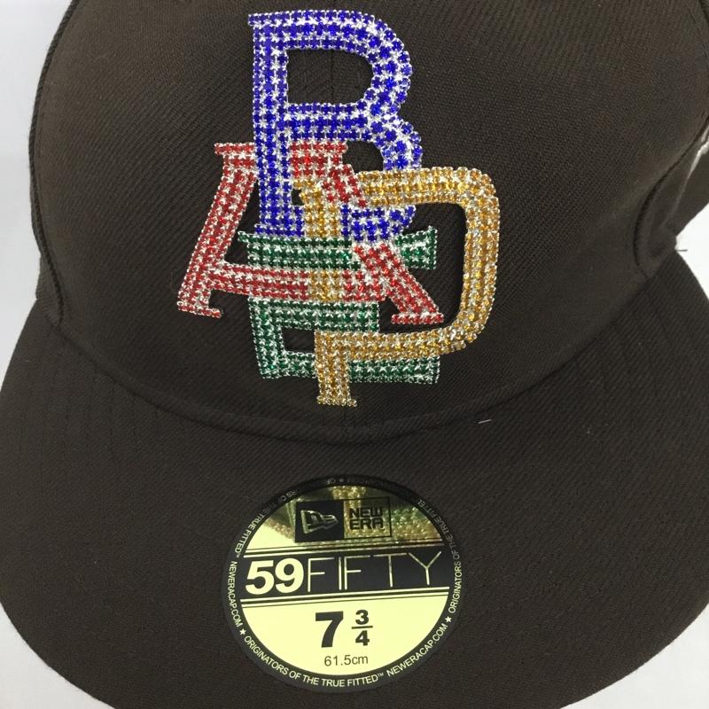 アベイシングエイプ A BATHING APE 帽子 キャップ NEW ERA ウール ロゴ、文字 茶 / ブラウン /  メンズ USED 古着 中古 10125214