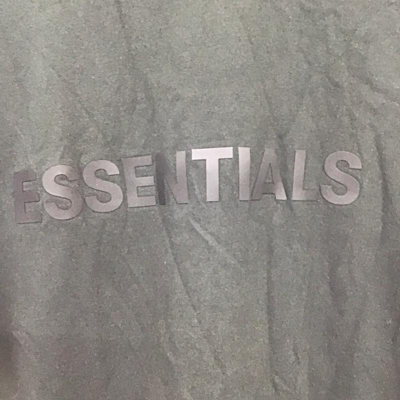 エッセンシャルズ ESSENTIALS Tシャツ 半袖 L ロゴ、文字 黒 / ブラック /  メンズ USED 古着 中古 10134903