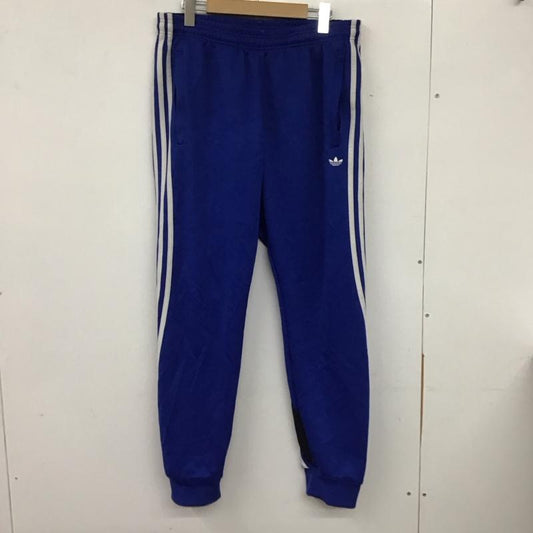 アディダス adidas パンツ ワークパンツ、ペインターパンツ fm1526 トラックパンツ ワイドパンツ スポーツウェア ロゴ、文字 緑 / グリーン /  メンズ USED 古着 中古 10134715