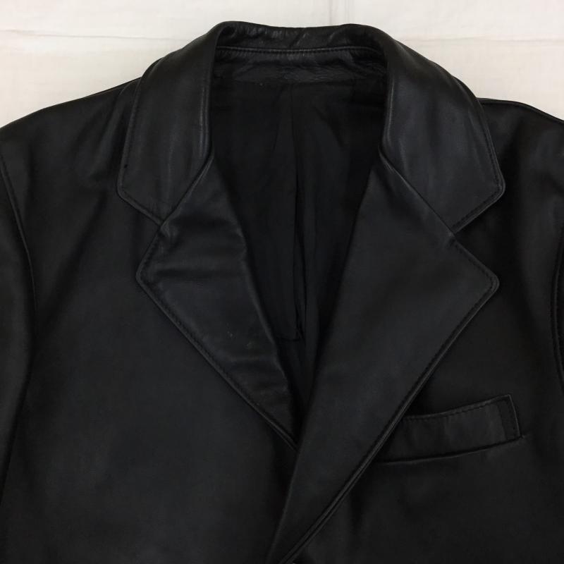 ショット schott ジャケット、上着 レザージャケット 38 無地 黒 / ブラック /  メンズ USED 古着 中古 10139992