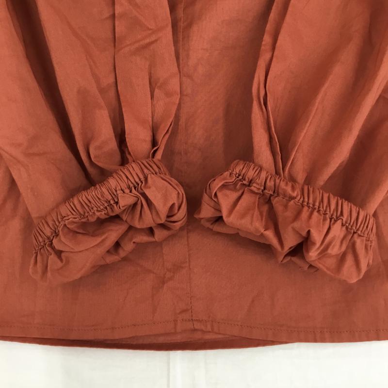 ショコラ フィネ ローブ chocol raffine robe カットソー 長袖 6A13L0A0300 FREE 刺繍 赤 / レッド / X 橙 / オレンジ /  レディース USED 古着 中古 10141331