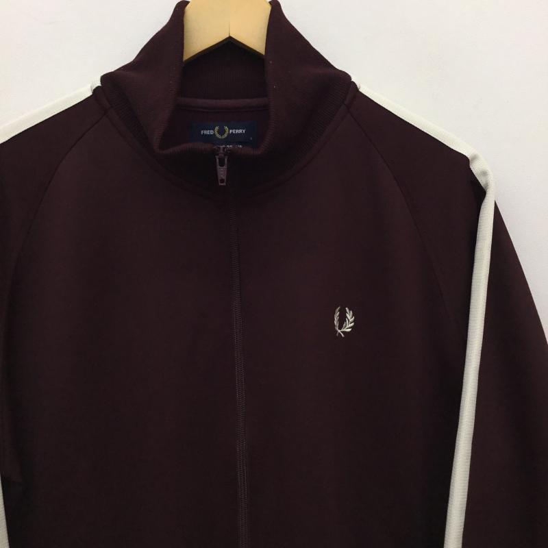 フレッドペリー FRED PERRY ジャケット、上着 ジャケット、ブレザー 別注 BEAMS トラックジャケット L ロゴ、文字 えんじ / ワインレッド /  メンズ USED 古着 中古 10144847