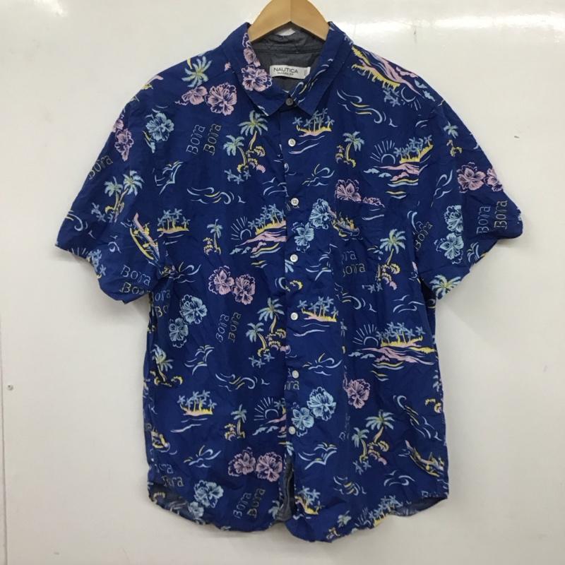 ノーティカ NAUTICA シャツ、ブラウス 半袖 半袖シャツ プリントシャツ ポケットシャツ アロハシャツ XL プリント マルチカラー / マルチカラー /  メンズ USED 古着 中古 10135967