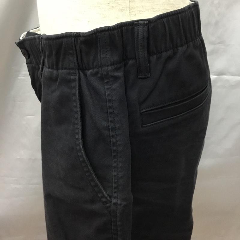 リーバイス Levi s パンツ ショートパンツ ハーフパンツ ショートパンツ カジュアルパンツ L 無地 黒 / ブラック /  メンズ USED 古着 中古 10108396