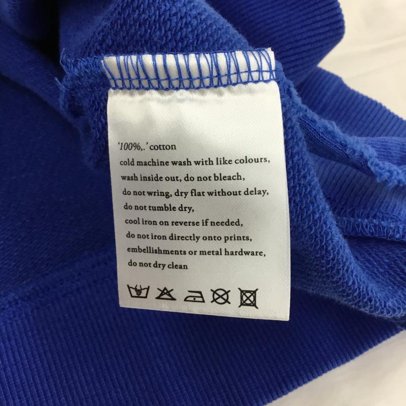 スビ KSUBI トレーナー 長袖 4 X 4 Biggie Crew Cobalt MSP23FL010 XL 刺繍 X プリント 青 / ブルー /  メンズ USED 古着 中古 10122737