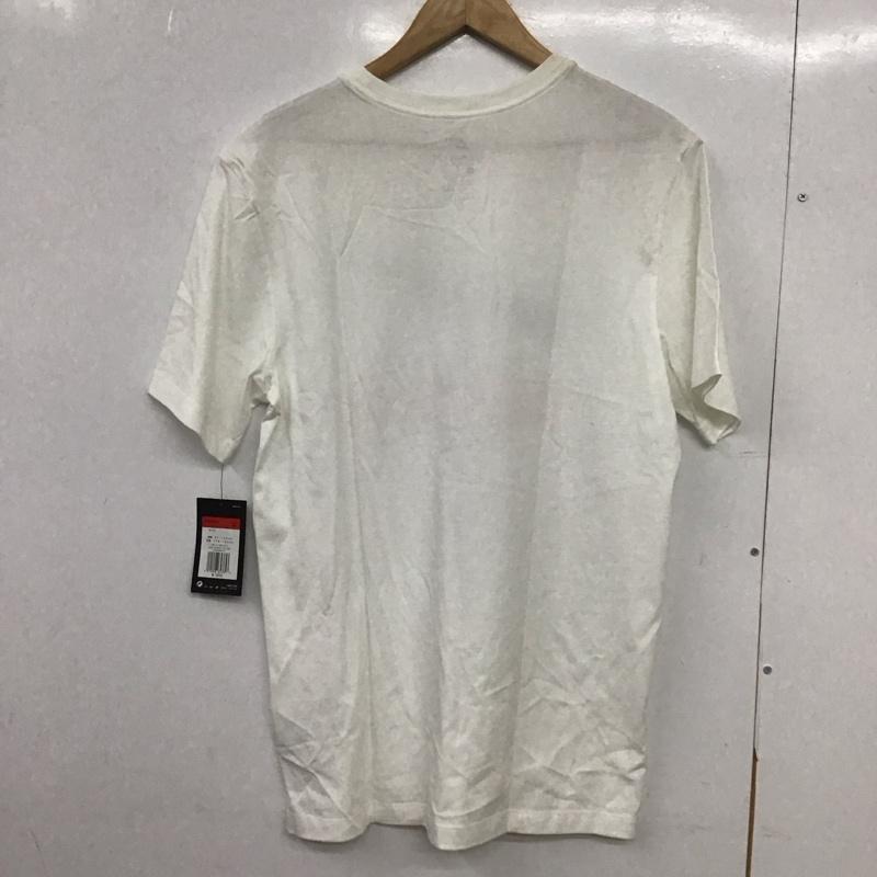 ナイキ NIKE Tシャツ 半袖 bq0593-100 JDIスウッシュSSTシャツ プリントTシャツ L ロゴ、文字 白 / ホワイト /  メンズ USED 古着 中古 10148726