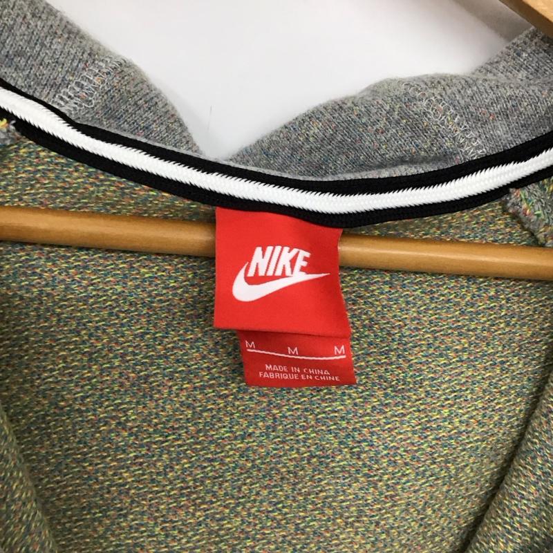 ナイキ NIKE パーカー 長袖 642888-063 フルジップフード M ロゴ、文字 灰 / グレー /  メンズ USED 古着 中古 10150565