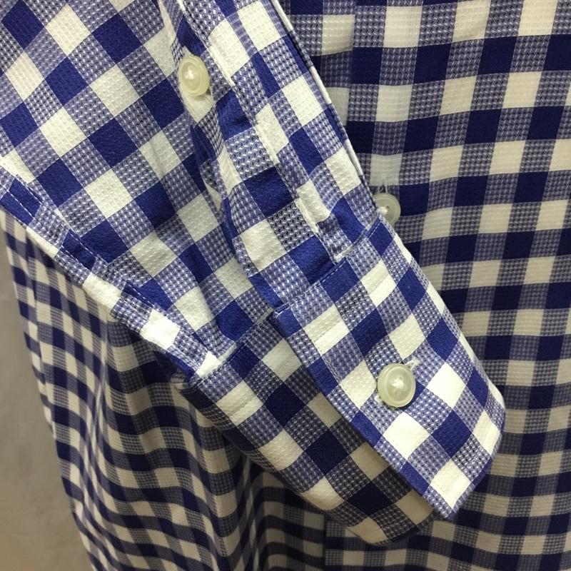 ヒューゴボス HUGO BOSS シャツ、ブラウス 長袖 長袖シャツ カラーシャツ ポケットシャツ 長袖カットソー チェックシャツ 42 チェック マルチカラー / マルチカラー /  メンズ USED 古着 中古 10119404
