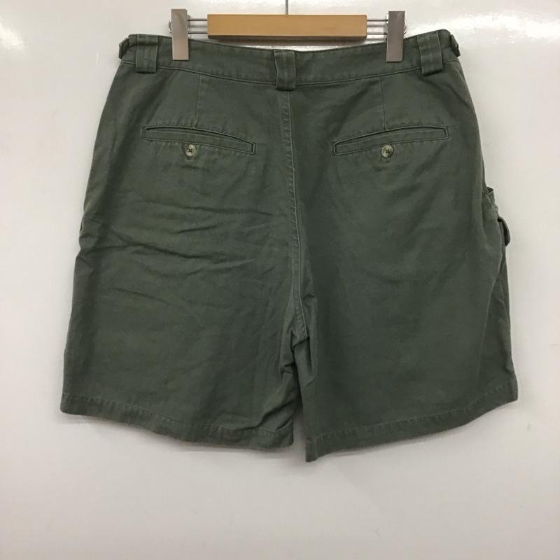 コロンビア Columbia パンツ ショートパンツ AM4030 カーゴパンツ ワークパンツ 36 ロゴ、文字 カーキ / カーキ /  メンズ USED 古着 中古 10139453