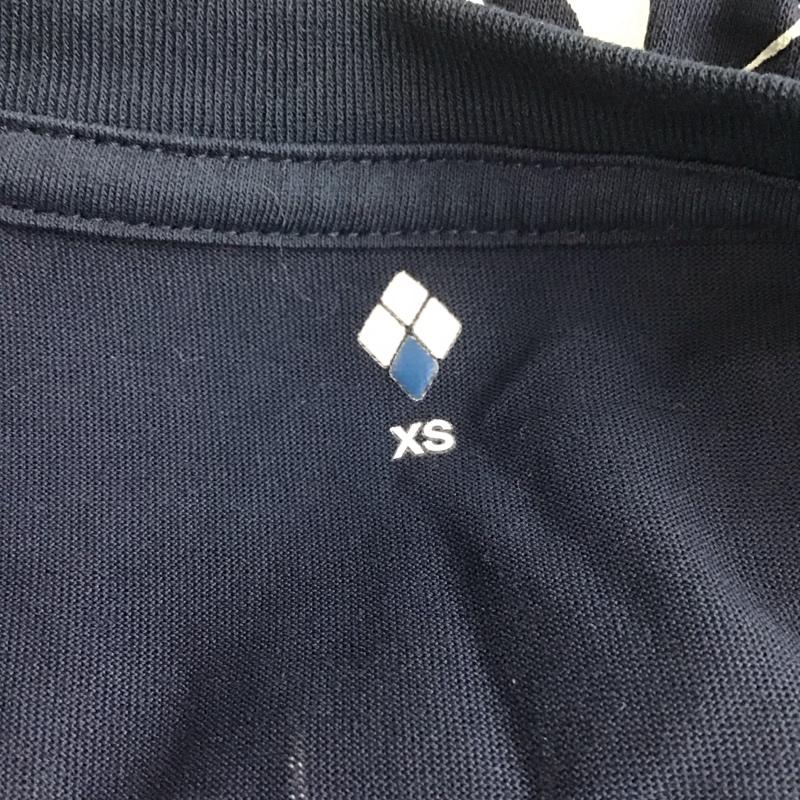 モンベル mont-bell Tシャツ 半袖 1114598 WICKRONTEEALPINEACCENTOR プリントTシャツ XS プリント 紺 / ネイビー /  メンズ USED 古着 中古 10127357