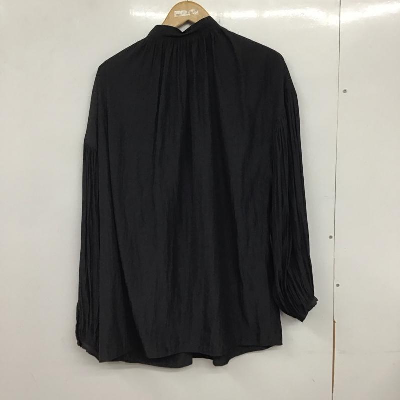 ジーナシス JEANASIS シャツ、ブラウス 長袖 JS063362SL FREE 無地 黒 / ブラック /  レディース USED 古着 中古 10134585
