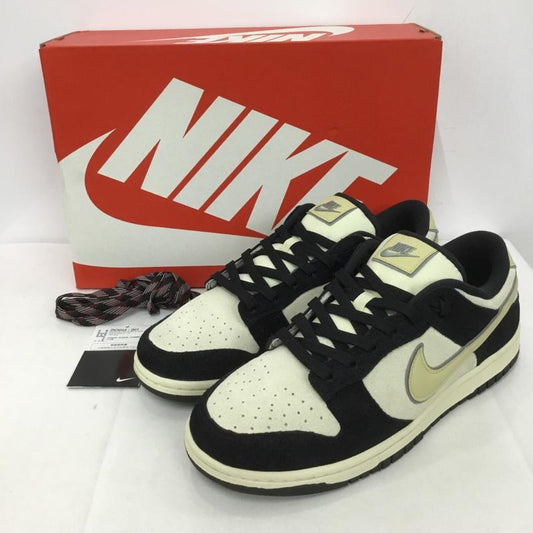 ナイキ NIKE スニーカー スニーカー DV3054 001 WMNS DUNK LOW LX 28cm 箱有 28.0cm ロゴ、文字 黒 / ブラック / X アイボリー / アイボリー /  メンズ USED 古着 中古 10128873
