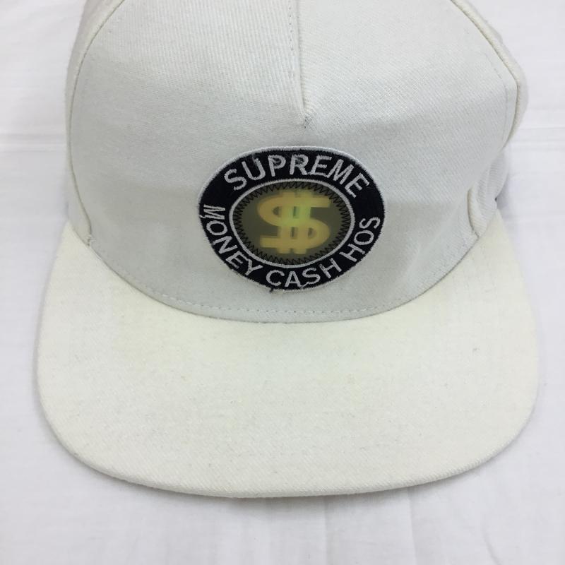 シュプリーム Supreme 帽子 キャップ supreme STARTER Money Cash Hos FREE ロゴ、文字 白 / ホワイト /  メンズ USED 古着 中古 10145515