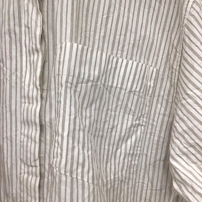 ザラ ZARA シャツ、ブラウス 半袖 M ストライプ マルチカラー / マルチカラー /  レディース USED 古着 中古 10143991