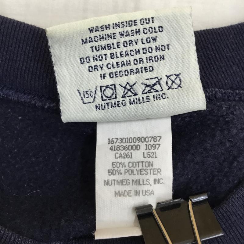 リー Lee トレーナー 長袖 Lee sport 90s アメフト　カレッジトレーナー XXL プリント X ロゴ、文字 紺 / ネイビー /  メンズ USED 古着 中古 10143635