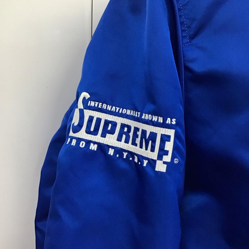 シュプリーム Supreme ジャケット、上着 ジャケット、ブレザー ss22 SECONDTONONEMA-1JACKET ジップアップジャケット アウター M ロゴ、文字 青 / ブルー /  メンズ USED 古着 中古 10115369
