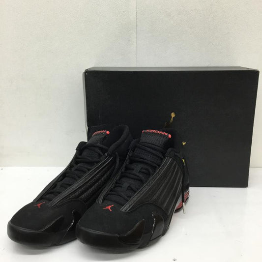 ナイキ NIKE スニーカー スニーカー 487471-003 AIR JORDAN 14 LAST SHOT ART OF A CHAMPION COLLECTION 28.0cm ロゴ、文字 黒 / ブラック / X 赤 / レッド /  メンズ USED 古着 中古 10136412