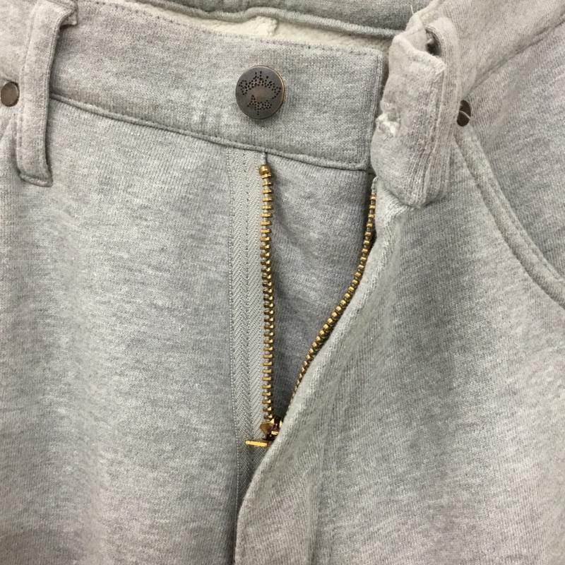 アベイシングエイプ A BATHING APE パンツ ワークパンツ、ペインターパンツ スウェットパンツ ジャージ カジュアルパンツ ワイドパンツ L ロゴ、文字 灰 / グレー /  メンズ USED 古着 中古 10109471