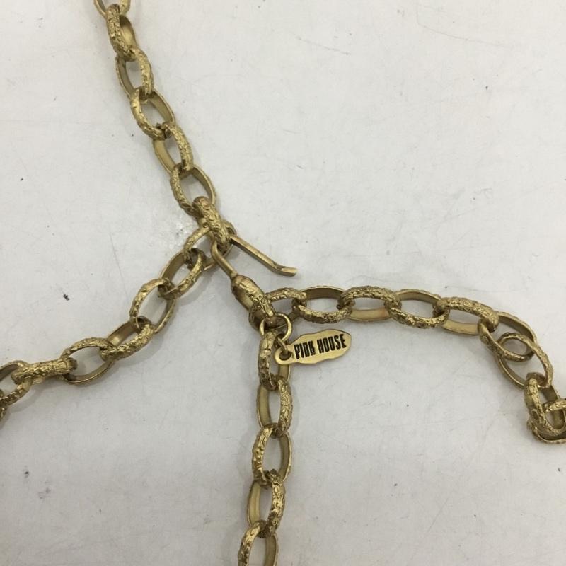 ピンクハウス PINK HOUSE ベルト・バックル ベルト チェーンベルト 十字架 クロス 箱有  金 / ゴールド /  レディース USED 古着 中古 10140613