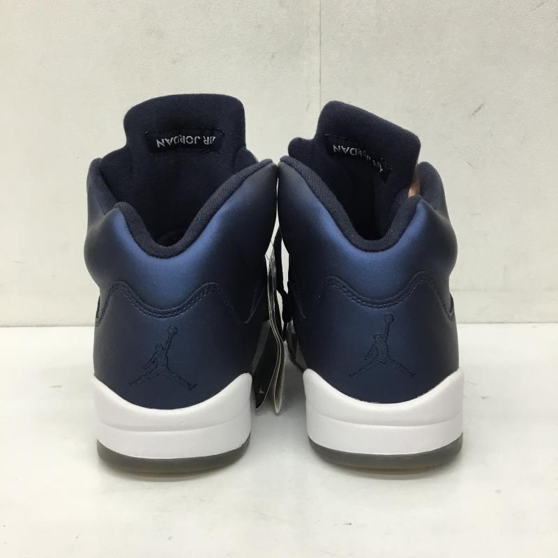 ナイキ NIKE スニーカー スニーカー 136027-416 Air Jordan 5 Retro Bronze 26.0cm ロゴ、文字 紺 / ネイビー / X 桃 / ピンク /  メンズ USED 古着 中古 10140753