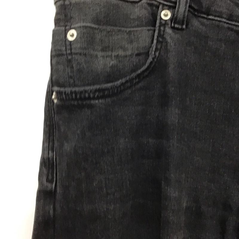 ザラ ZARA パンツ デニム、ジーンズ デニムパンツ スリムパンツ カジュアルパンツ ストレッチパンツ 44インチ 無地 黒 / ブラック /  メンズ USED 古着 中古 10141261