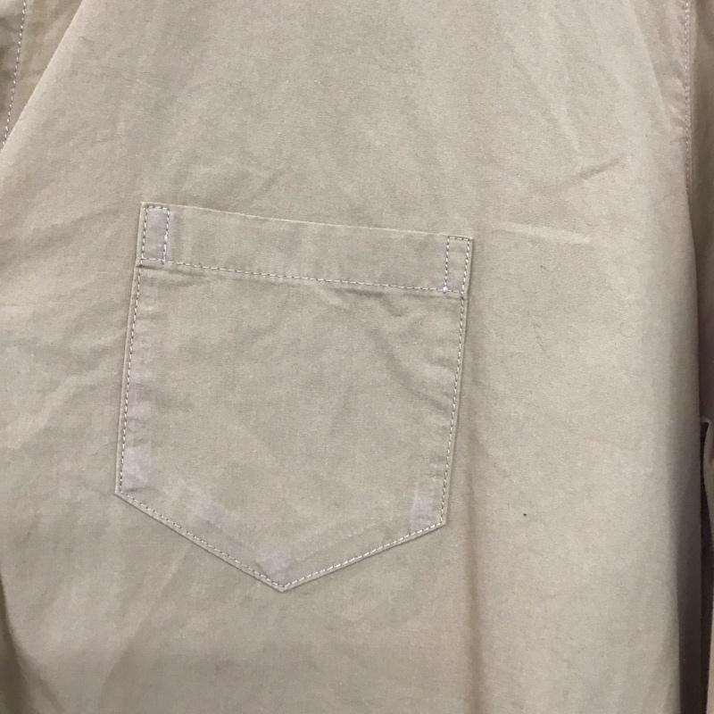 ニコアンド niko and... シャツ、ブラウス 長袖 長袖シャツ 無地シャツ カラーシャツ 3 無地 ベージュ / ベージュ /  レディース USED 古着 中古 10142695