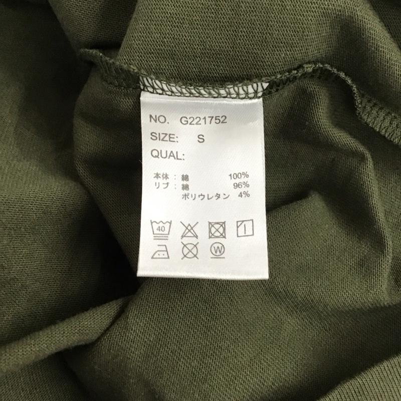 ジムマスター gym master Tシャツ 長袖 S 無地 X プリント カーキ / カーキ /  メンズ USED 古着 中古 10130003