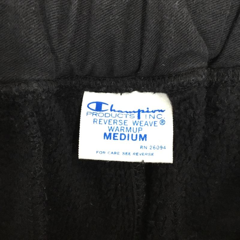 チャンピオン Champion ボトムス ボトムス スウェットパンツ C8-L214 REVERSE WEAVE 裏起毛 M ワンポイント 黒 / ブラック /  メンズ USED 古着 中古 10116104