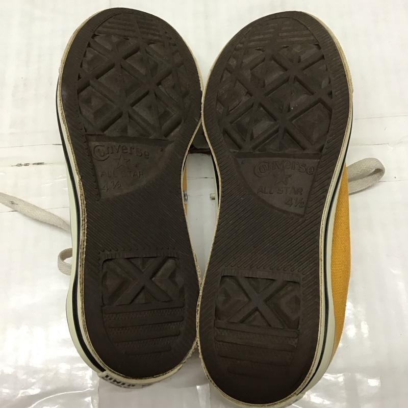 コンバース CONVERSE スニーカー スニーカー 23.5cm 6X 05 11 02 1R449 ローカット 23.5cm 23.5cm ロゴ、文字 黄 / イエロー / X オフホワイト / オフホワイト /  レディース USED 古着 中古 10118777