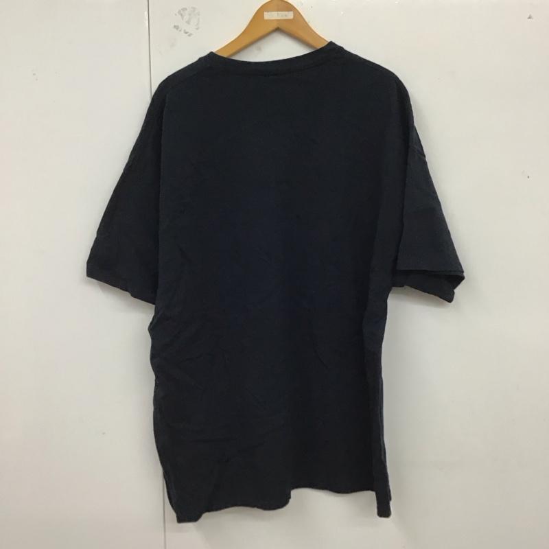 ギルダン GILDAN Tシャツ 半袖 WU-TANG バンドTシャツ ヒップホップ ロゴ、文字 黒 / ブラック / X 黄 / イエロー /  メンズ USED 古着 中古 10123355