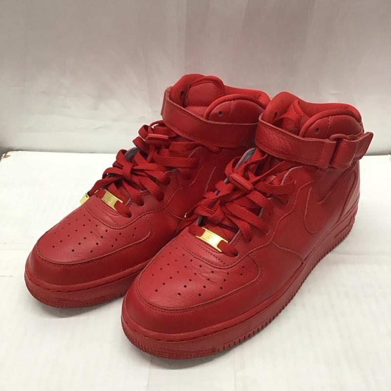 ナイキ NIKE スニーカー スニーカー 808788-981 AIR FORCE 1 28cm 28.0cm ロゴ、文字 赤 / レッド /  メンズ USED 古着 中古 10112174