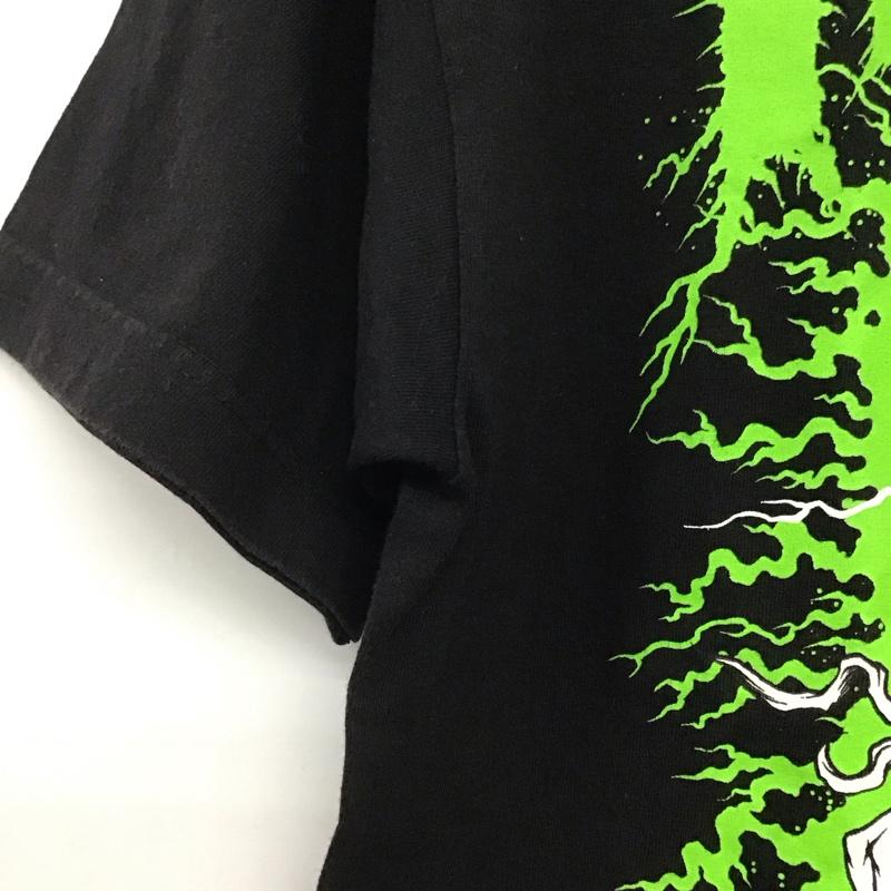 フェイマス FAMOUZ Tシャツ 半袖 M プリント X ロゴ、文字 黒 / ブラック /  メンズ USED 古着 中古 10145670