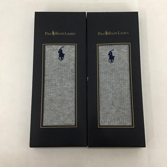 ポロラルフローレン POLO RALPH LAUREN ファッション小物 ファッション小物 靴下 無地 灰 / グレー /  メンズ USED 古着 中古 10148226