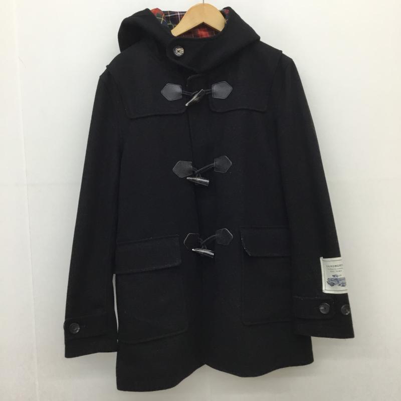 フレッドペリー FRED PERRY コート コート一般 ダッフルコート M 無地 黒 / ブラック /  メンズ USED 古着 中古 10119978