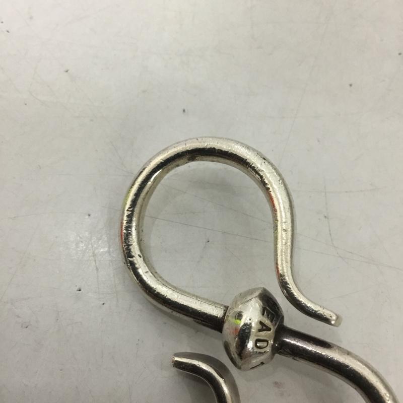 フラットヘッド The Flat Head キーホルダー キーホルダー エイトフック キーリング ロゴ、文字 銀 / シルバー /  メンズ USED 古着 中古 10141903