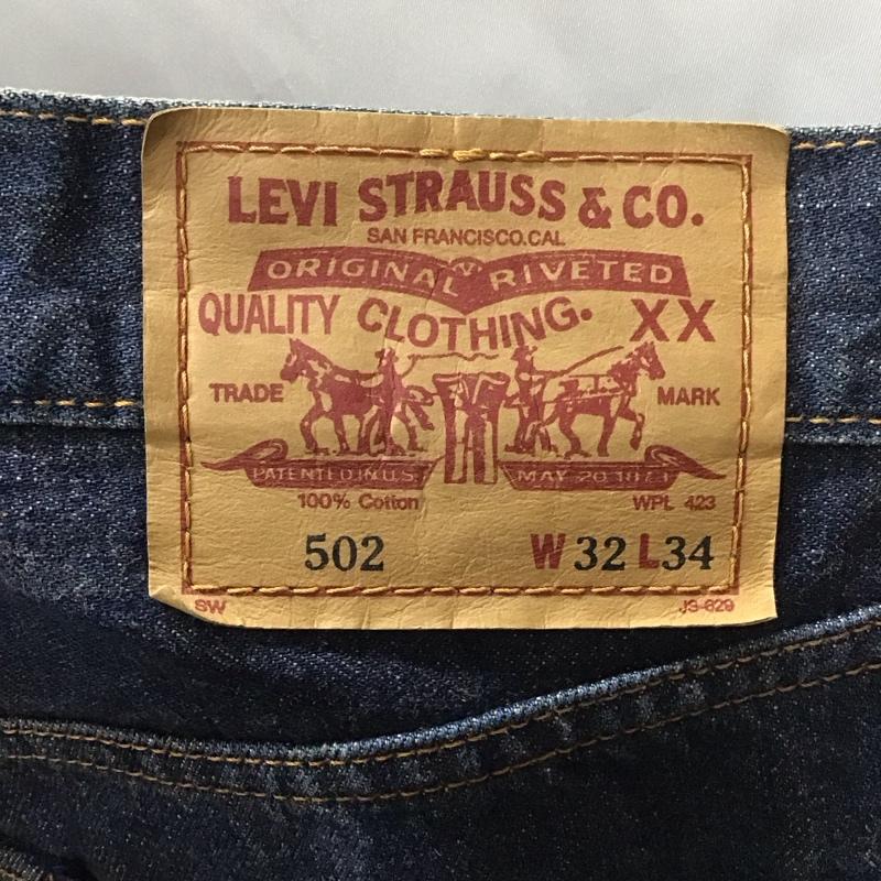 リーバイストラウスアンドコー Levi Strauss & co. パンツ デニム、ジーンズ デニムパンツ ストレートパンツ ワイドパンツ カジュアルパンツ 32インチ 無地 インディゴ / インディゴ /  メンズ USED 古着 中古 10113577