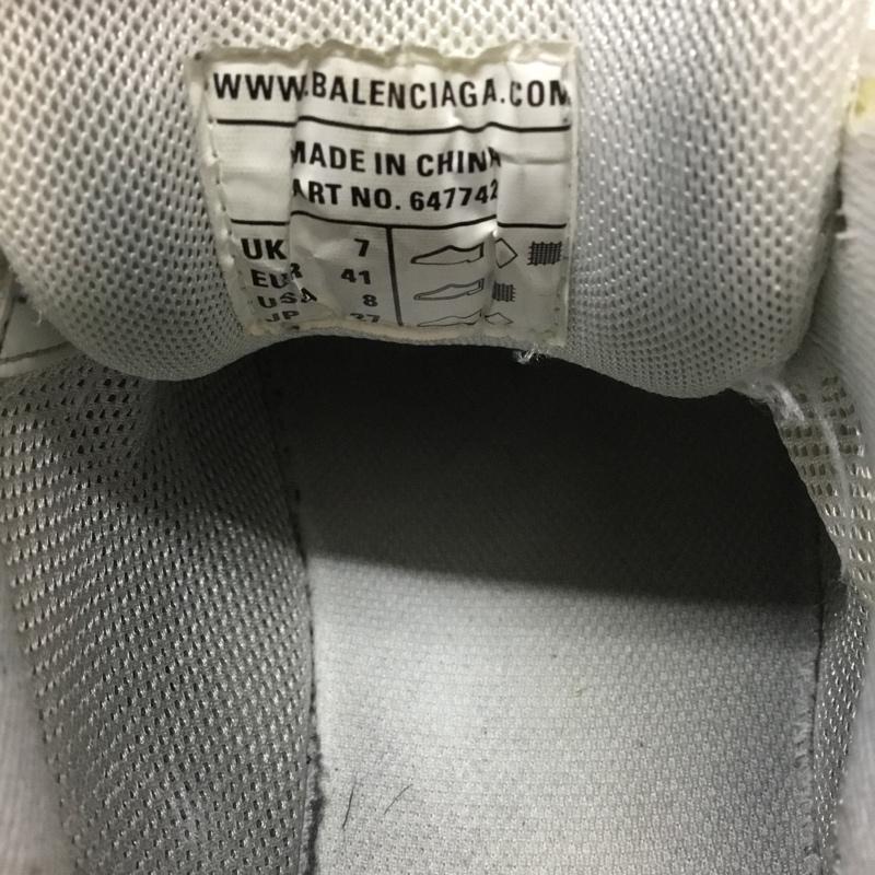 バレンシアガ BALENCIAGA スニーカー スニーカー 647742 トラック クリアソール 27cm 27.0cm ロゴ、文字 白 / ホワイト /  メンズ USED 古着 中古 10110053