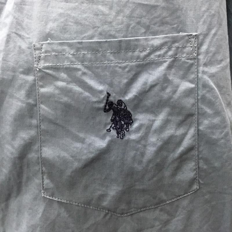 ユーエスポロアッスン U.S.POLO ASSN. シャツ、ブラウス 半袖 PL22705S コットン 胸ポケット L ワンポイント 青 / ブルー /  メンズ USED 古着 中古 10115559