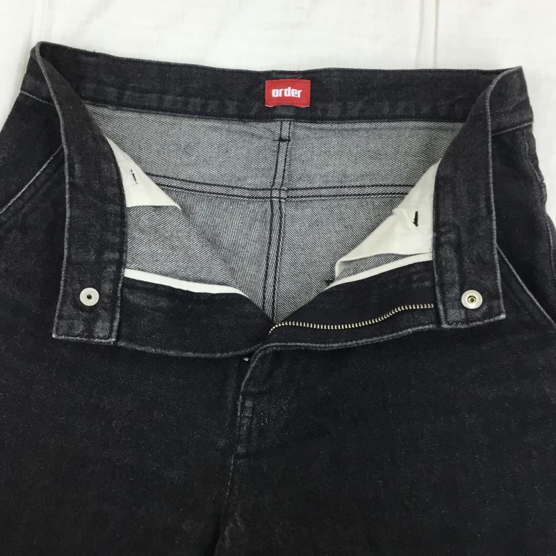 ＵＳＥＤ古着 USED/古着 パンツ デニム、ジーンズ order 0rder-001-3 loose denim pants one wash S 無地 ダークグレー / ダークグレー / X 黒 / ブラック /  レディース USED 古着 中古 10139166