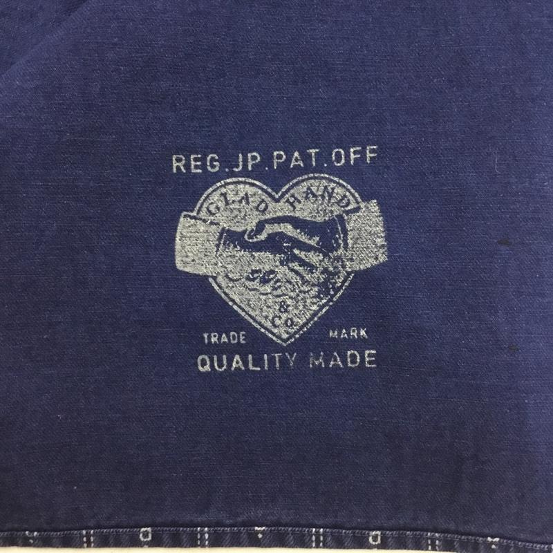 バイ グラッドハンド BY GLADHAND ストール ストール一般 デニム マフラー 総柄 ロゴ、文字 インディゴ / インディゴ /  メンズ USED 古着 中古 10140433